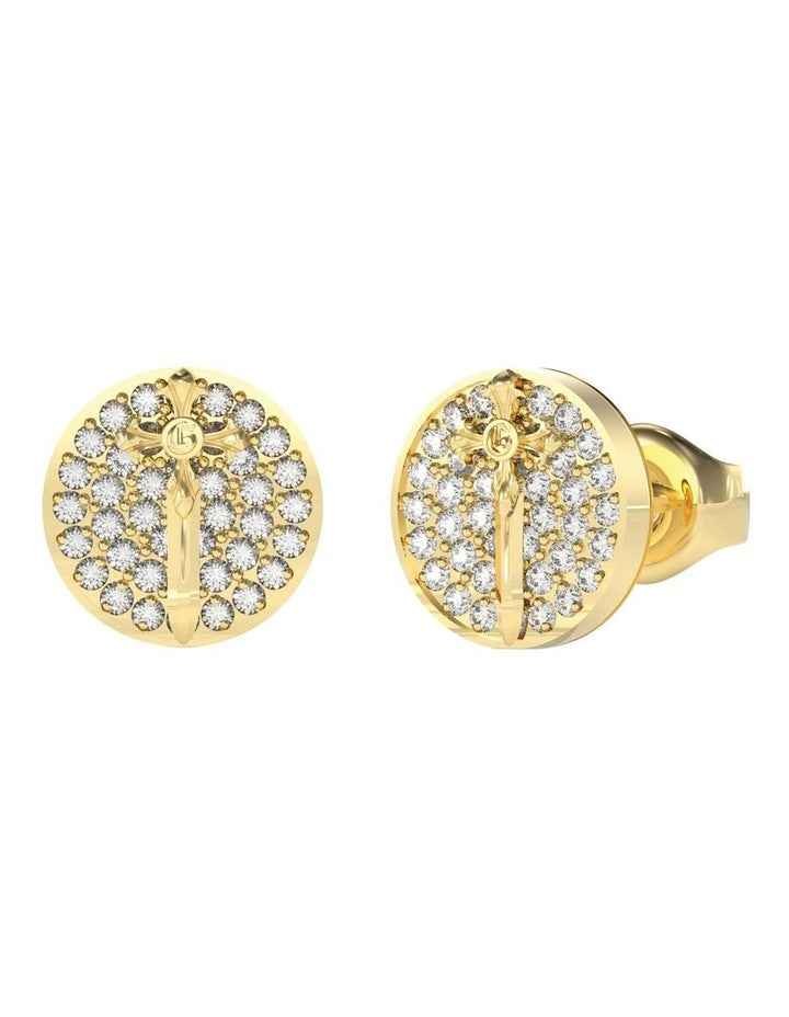 Rebel Knight Stud Earring in Gold