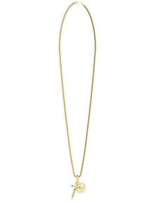 Rebel Knight Necklace in Gold