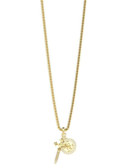 Rebel Knight Necklace in Gold