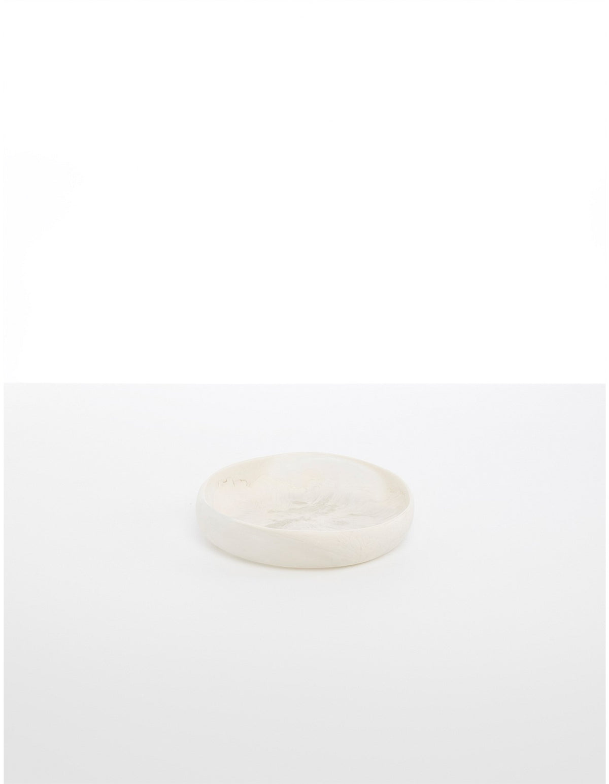 Earth Small 17cm Resin Bowl Chalk Swirl