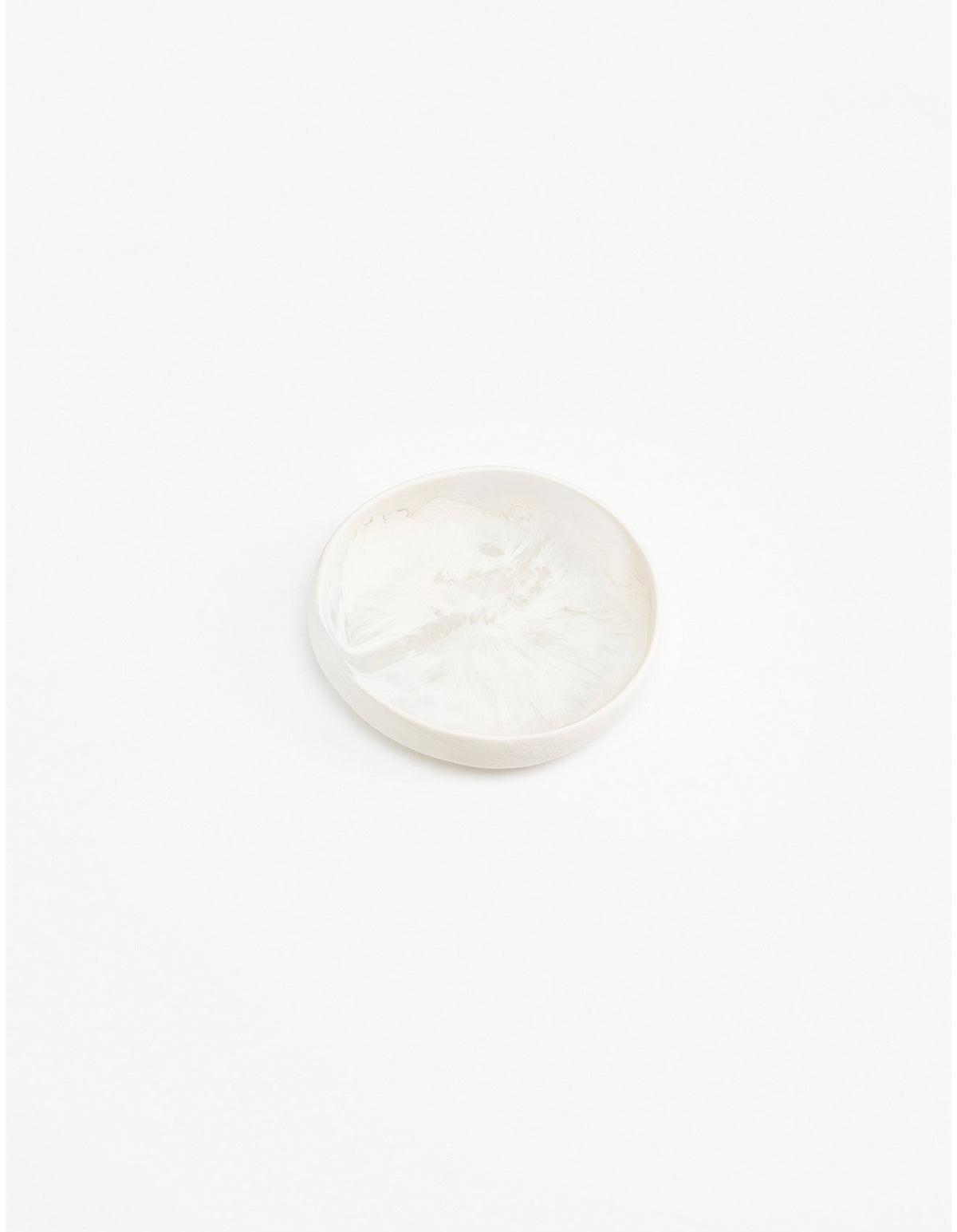 Earth Small 17cm Resin Bowl Chalk Swirl