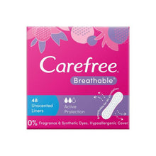 CAREFREE BREATHABLE UNSCENTED LINERS 48PACK