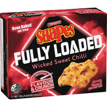 Arnotts Shapes Fully Loaded Wicked Sweet Chilli Cracker Biscuits 130g