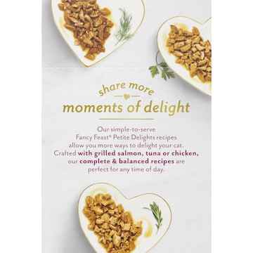 Fancy Feast Petite Delights Salmon & Tuna Wet Cat Food 50g x 6 pack
