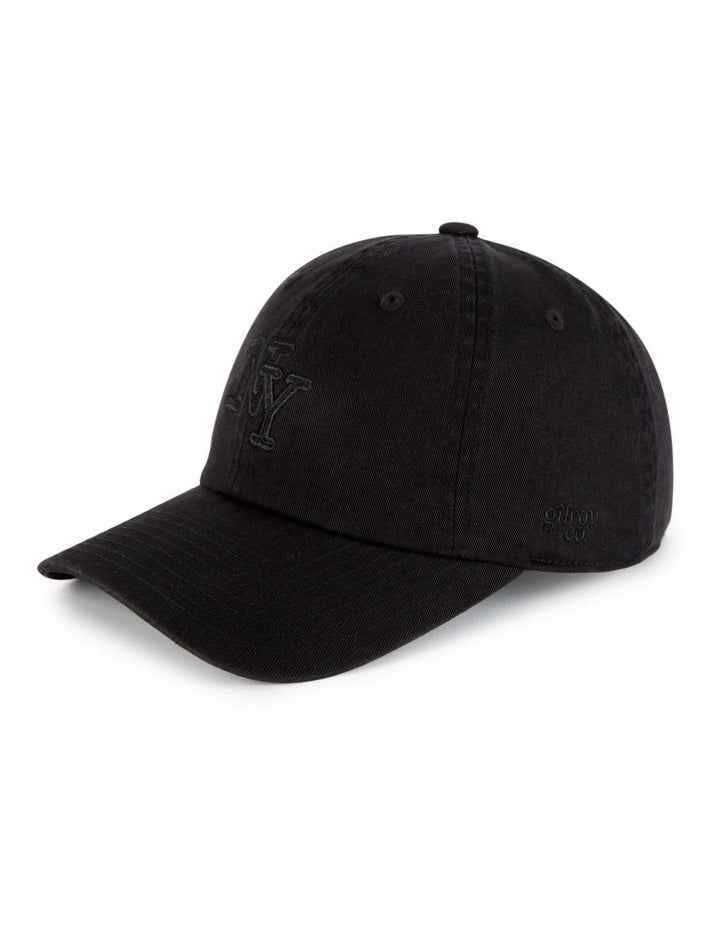 NY Ball Park Cap - Black/Black
