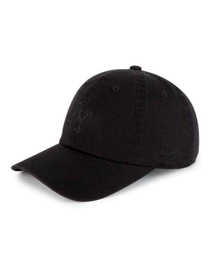 NY Ball Park Cap - Black/Black
