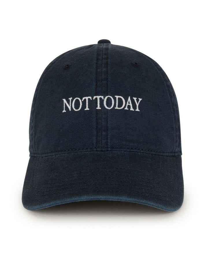 Not Today Ball Park Cap in Blue