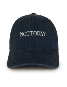 Not Today Ball Park Cap in Blue