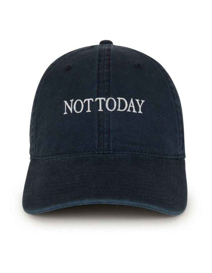 Not Today Ball Park Cap in Blue