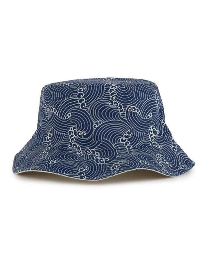 Wavey Bucket Hat in Blue