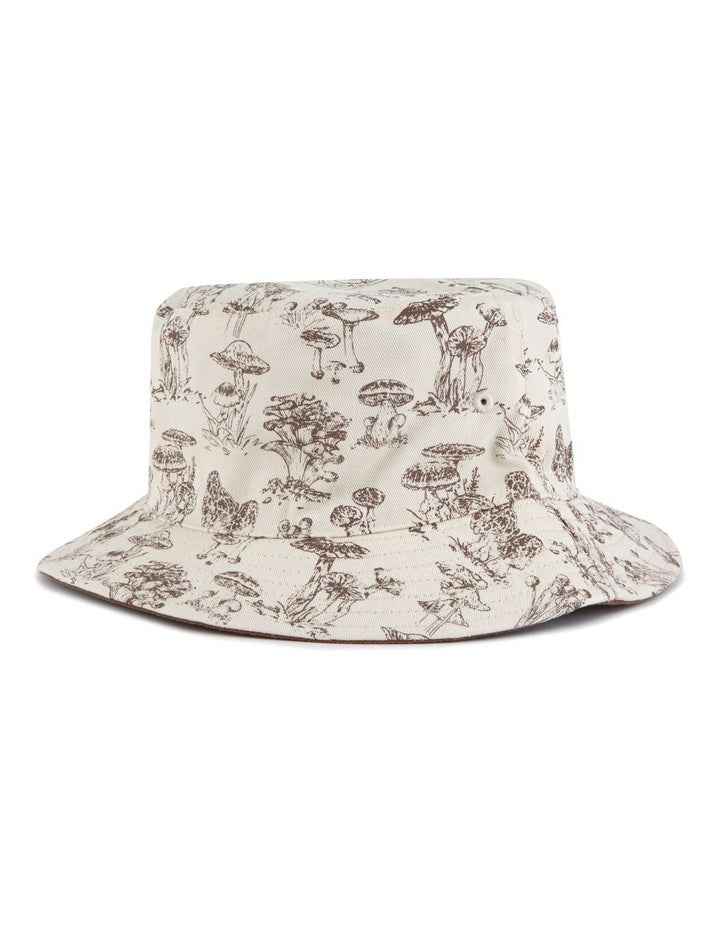 Mushroom Bucket Hat in Brown