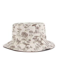 Mushroom Bucket Hat in Brown