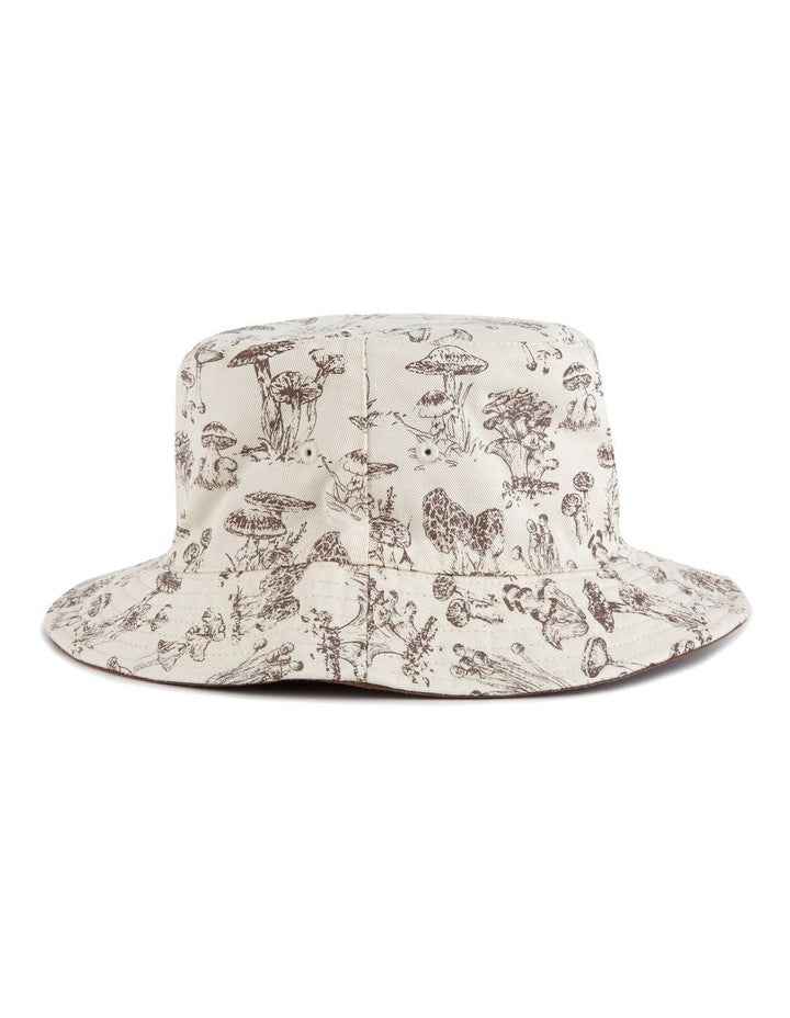 Mushroom Bucket Hat in Brown