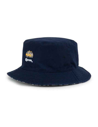 Corona Reversible Kombi Bucket Hat in Blue