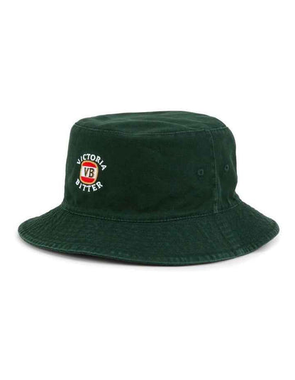 Victoria Bitter Tonal Reversible Bucket Hat in Green