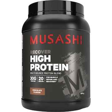 Musashi High Protein Powder Chocolate Milkshake 900g
