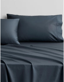 EGYPTIAN COTTON SATEEN DOUBLE SHEET SET (MULTI DEPTH) IN NOCTURNAL