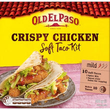 Old El Paso Taco Soft Crispy Chicken Dinner Kit Mexican Style 370g