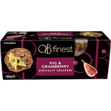 OB Finest Speciality Crackers Fig & Cranberry 130g
