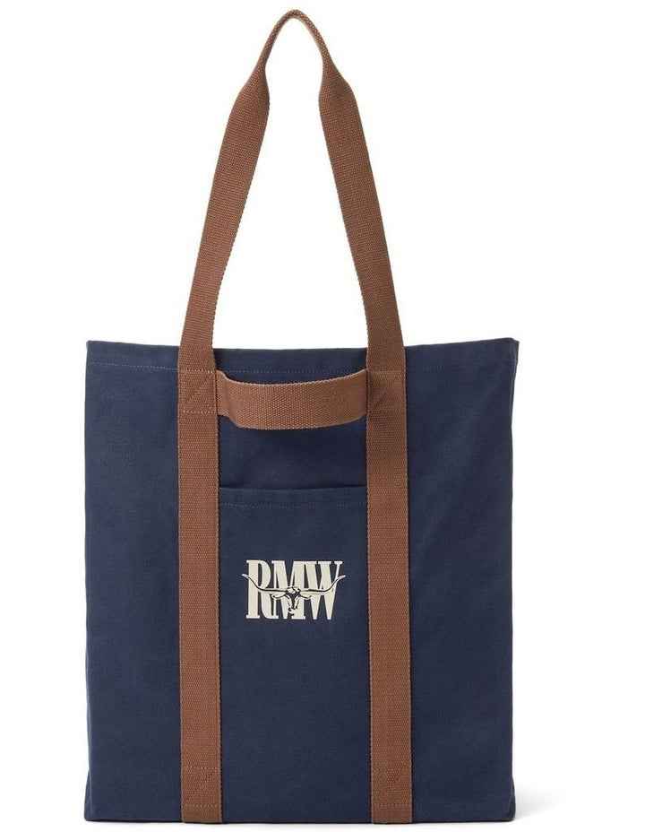 Navy Cotton Canvas Tote Bag