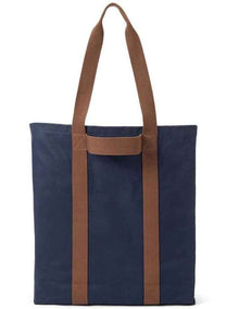 Navy Cotton Canvas Tote Bag