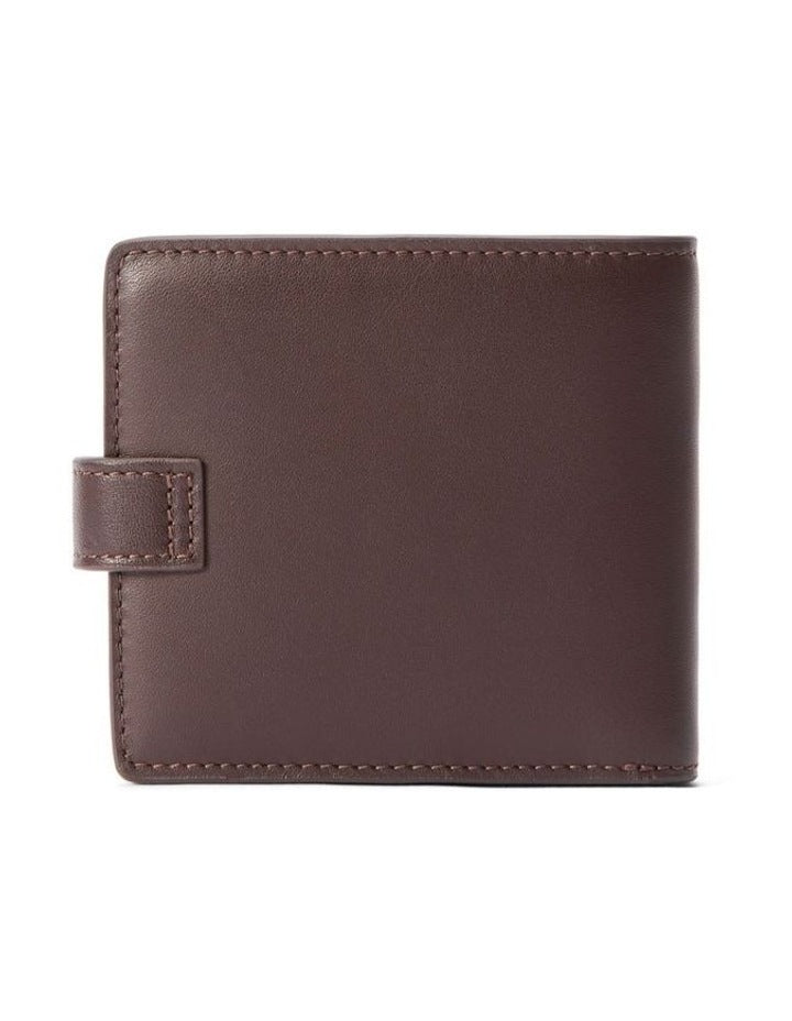 Wallet with pocket and tab in Brown