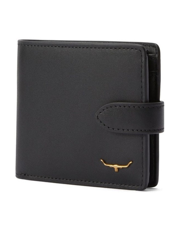 Wallet With Pocket And Tab in Black
