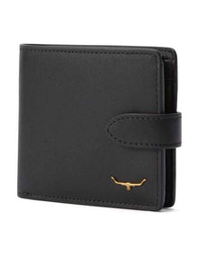 Wallet With Pocket And Tab in Black