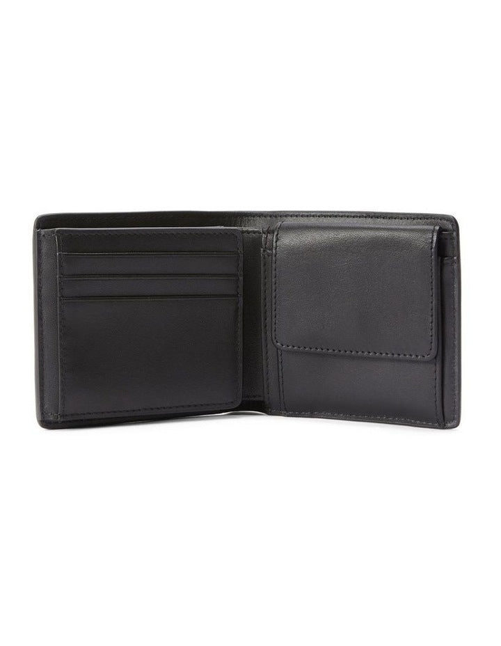Wallet With Pocket And Tab in Black