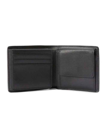 Wallet With Pocket And Tab in Black