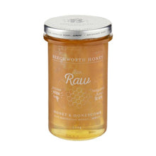 BEECHWORTH HONEY BEE RAW HONEY & HONEYCOMB 100% AUSTRALIAN HONEY JAR 350G