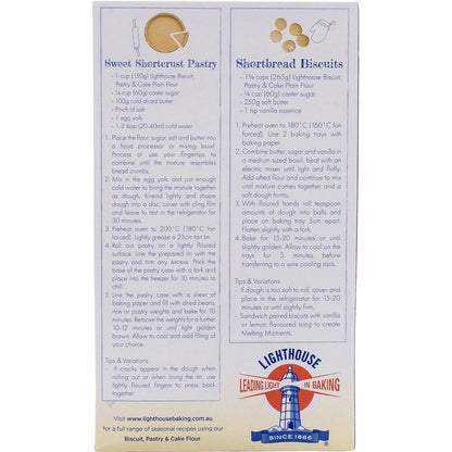 Lighthouse Biscuit Pastry & Cake Plain Flour 1kg