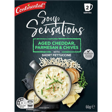 Continental Sensations Aged Cheddar, Parmesan Chives & Fettuccine 66g