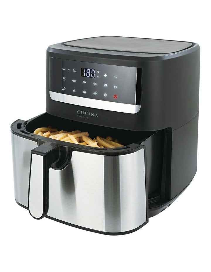 Digital Stainless Steel CAF886 Airfryer 9L in Silver