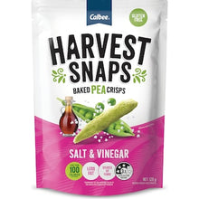 Harvest Snaps Baked Pea Crisps Salt & Vinegar 120g
