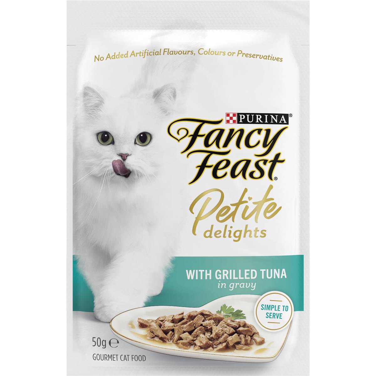 Fancy Feast Petite Delights Tuna Cat Food 50g