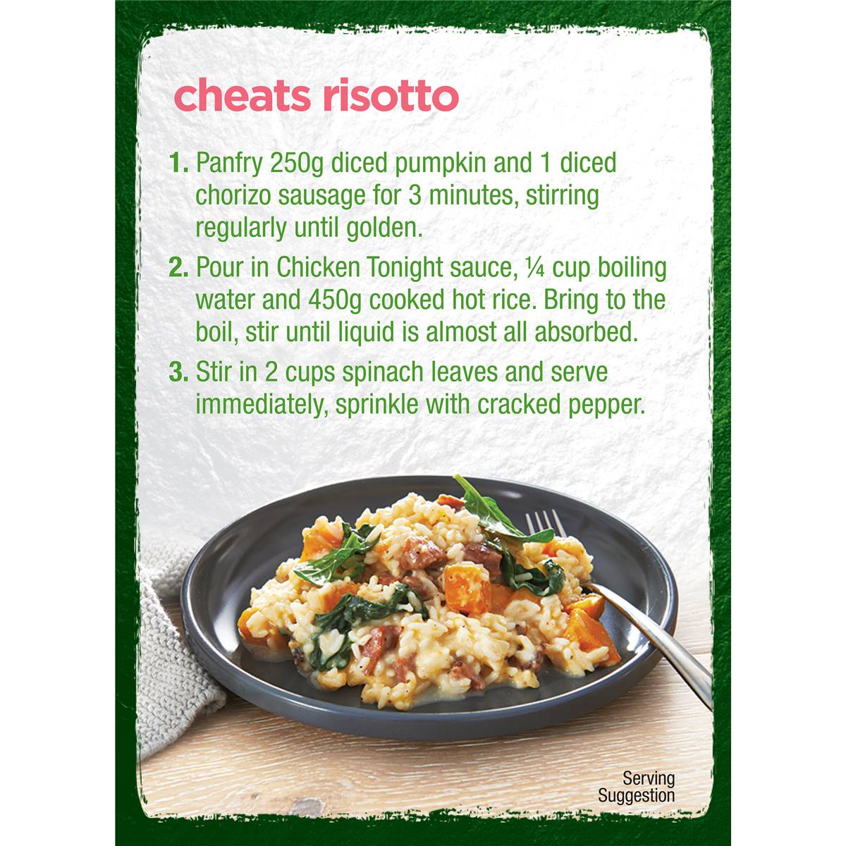 Chicken Tonight Creamy Cheese & Bacon Flavour 490g