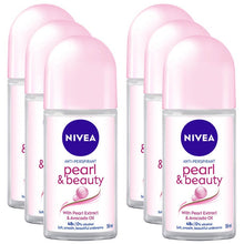 NIVEA Anti Perspirant Roll On Deodorant Pearl And Beauty 12 x 50ml