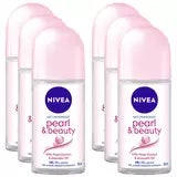 NIVEA Anti Perspirant Roll On Deodorant Pearl And Beauty 12 x 50ml