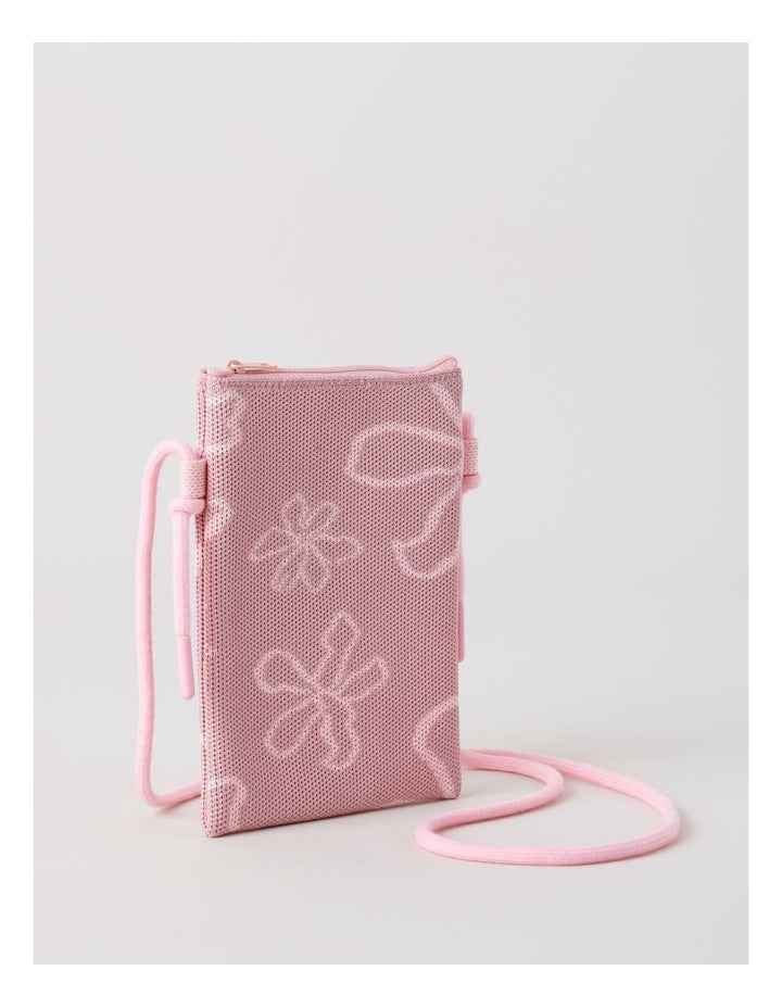 Knitted Crossbody Bag in Pink