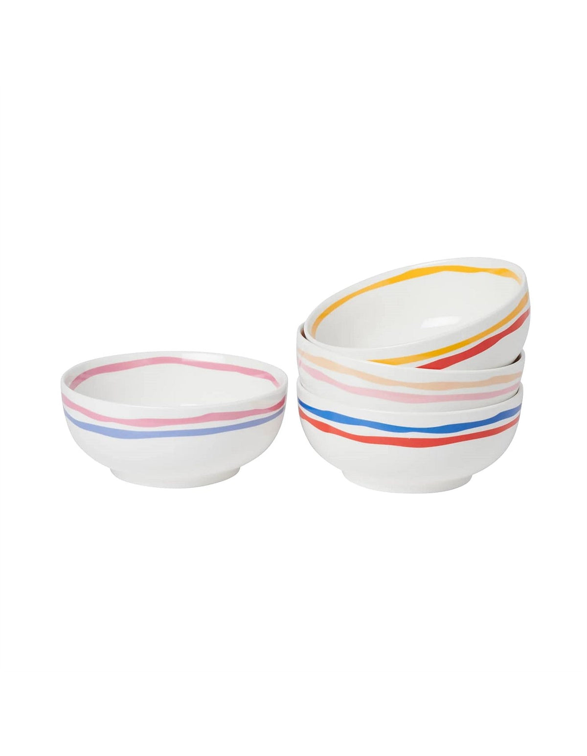Seafood Cereal Bowl Set of 4 Multi