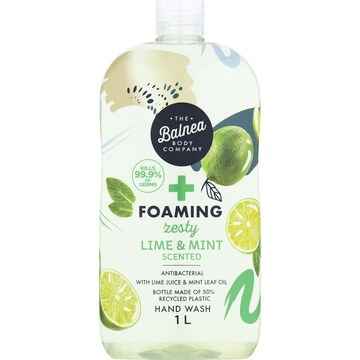 The Balnea Body Company Foaming Handwash Zesty Lime & Mint Scented 1L