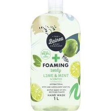 The Balnea Body Company Foaming Handwash Zesty Lime & Mint Scented 1L