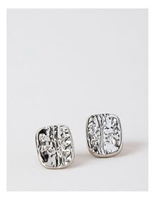 Curved Studs in Silver
