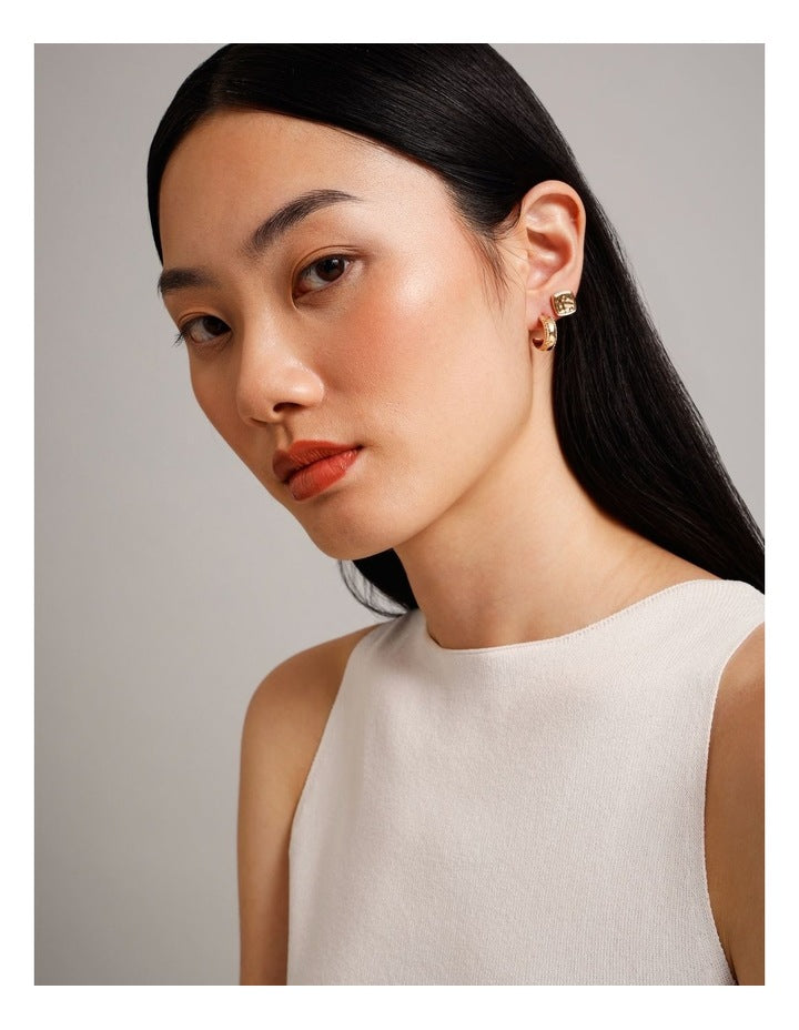 Mod 3PK Earrings in Gold