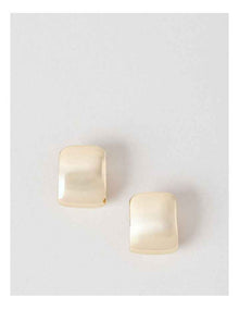 Square Studs in Gold