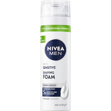 Nivea Men Sensitive Shave Foam With 5 In 1 Protection 200mL