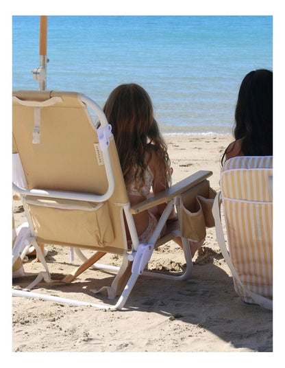 Deluxe Beach Chair in Butternut