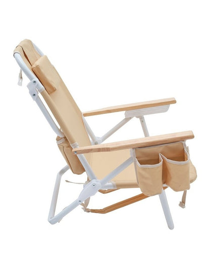 Deluxe Beach Chair in Butternut