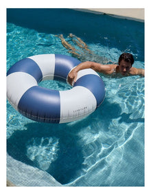 Tube Pool Ring in Navy